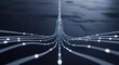 © Bejo Studio - Abstract data stream converging into a central point technology concept.
