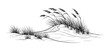 © MintPixel Lab - Vector illustration of sand dunes with grass in wind.