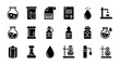 © Shawn - Laboratory icons, science symbols, 20 black vector graphics, chemistry equipment, lab tools