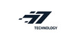 © Mbahne - Dynamic 77 technology logo representing speed and innovation.