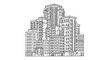 © Dodi - Detailed Architectural Drawing of a Grand Building Facade.