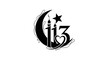 © Dodi - Islamic symbol with crescent moon, star, and heart design.