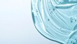 © Madara - Swirled translucent gel with bubbles on a light blue gradient
