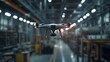 © Team - Drone inspection operation factory floor visual technology industrial environment eye-level viewpoint innovative solutions for efficiency