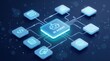 © Masque - AI automation workflow featuring an intelligent agent connecting data, code, and digital tools.