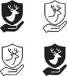 © MD.Kawsar Hossan - Isolated Wildlife Protection Concept Graphic, Wildlife Protection Concept Graphic icon, nature conservation design, animal safety concept, biodiversity awareness, environmental campaign