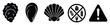 © Maestro - Seafood and food allergy warning icons for dietary information, health awareness, restaurant menus, and consumer safety communication materials