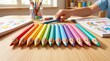 © Gophotograph - Cheerful writing tools perfect for children and early learning activities.