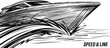 © Uswatun - Speedboat Sailing Vector Illustration of Marine Power on Water