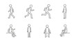 © Samsul - Stick Figure Poses Collection Simple Line Art.