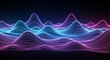 © wahid - Neon Digital Waveform Landscape Of Data Streams.