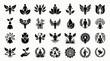 © Vexora Studio - Diverse Emblem Variations. Professional branding and personal development. Icon set. Set Logo of personal development: stylized growth and success emblem.