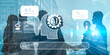© InfiniteFlow - AI assistant prompt input system processes tasks with logic, data, automation, support tools and intelligent engine platform. AI search engine with generative chatbot and digital technology. Corpus