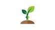 © Anton Tyrone - Vibrant green sprout emerging from rich soil with an upward arrow, symbolizing growth, progress, and sustainable development. A fresh start for eco-friendly initiatives and flourishing new ventures