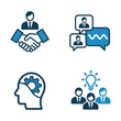 © Shil - Vector of business concepts including teamwork and ideas in a modern style