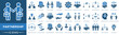 © shtamim - A set of blue partnership icons for business and collaboration use