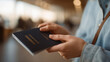 © AnastasiiaRozhmanova - International passport spread open beside denied visa stamp, brown hand holding document, passport privilege awareness, global mobility inequality, travel document discrimination, immigration policy