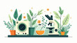 © ferra - This illustration conveys growth and nurturing. Perfect for representing investment, development, or a new venture with a positive outlook and upward