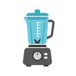 © frendi - Flat blender icon in grid style, modern kitchen appliance, simple and minimal.
