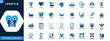 © JIm Studio - Lifestyle icon set, health, fitness, diet, sleep, routine, self care, relationships, wellness, hobbies, leisure, happiness. Solid icons collection. Vector.