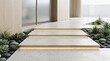 © InoStudiox - Escalier extérieur moderne menant à une entrée lumineuse