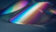 © Yessi - Iridescent Rainbow Waves and Light Spectrum Abstract Design