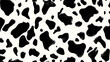 © andriebj - Black and white cow print pattern seamless background