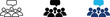 © Shahar  ID: #7035539 - Public discourse icon showing professional group feedback and collective community messaging. Professional illustration for public opinion surveys, and stakeholder consultation meetings.