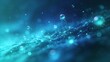 © Halim - Generative Ai depicts an abstract scene of microscopic bubbles and glowing particles in a vibrant