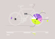 © nadia_snopek - Colorful infographics illustrate the impact of cycling in urban settings, showcasing trends and statistics for biking enthusiasts in various city landscapes.