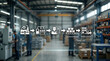 © Chopang.studio - Manufacturing process factory packaging warehouse production line industrial logistics assembly worker automation distribution storage conveyor belt inventory shipping supply chain quality control