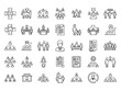 © Nazrul Art24 - Teamwork and organization icons with collaboration and management concept