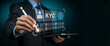 © Rafi Creative Works - KYC customer verification process identity confirmation digital security.