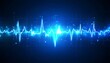 © Ilja - Vital Signs Pattern High-Tech Blue Cardiogram with Medical Analysis and Heartbeat Monitor Insights