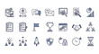 © Ahmat prasojo - Business icons for success and growth.