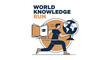 © Nur - Illustration Depicting Global Learning and Academic Pursuits In An Inspiring Minimalist Style