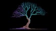 © Zeeshan - Technological roots: A glowing circuit tree illustration with intricate branching patterns, symbolizing the foundation of digital networks and the flow of information.