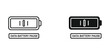 © parvnstock - Illustration of battery icons indicating data battery pause functionality on devices