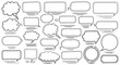 © Ho - Collection of Hand Drawn Speech Bubbles and Text Boxes.