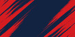 © inayah - A dynamic abstract background features a bold contrast of red and navy blue separated by angled brush strokes, creating a visually striking and textured composition vector
