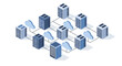 © nitaharyati - servers and data transfer network.