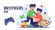 © Ateeq - Brothers day celebration with games and toys