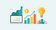 © Anggi - Abstract illustration of business growth, idea generation, and teamwork