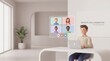 © Gojek - Remote Collaboration Online Meeting with Diverse Team on Video Call