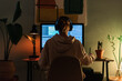 © Milles Team/Stocksy - Woman working at cozy home workspace