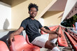 © Jovo Jovanovic/Stocksy - Young athlete excited to be in stadium
