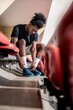 © Jovo Jovanovic/Stocksy - Athlete getting ready for soccer game