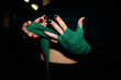 © Momento Estudio/Stocksy - hands of an anonymous female boxer applying a bandage