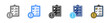 © siti - Customer Payment Plan Icon Set Multiple Style Collection