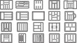 © Precision CAD System - A collection of various kitchen drawer organizers, with a minimalist perspective. The design in high resolution for different organizational needs.